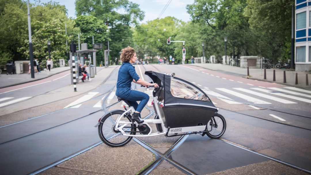 Testrit met de urban arrow bakfiets